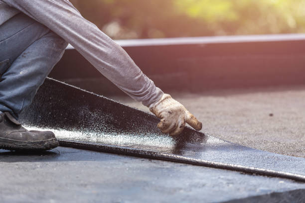 Professional Waterproofing technician working in Kenilworth, NJ